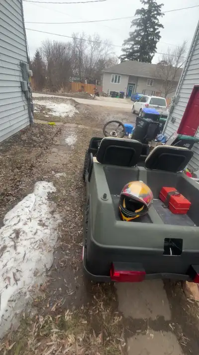 Selling my custom made atv/golf cart it’s a Suzuki quad runner 250 4x4 with golf cart body it runs a...