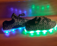 Led lights running shoes brand new
