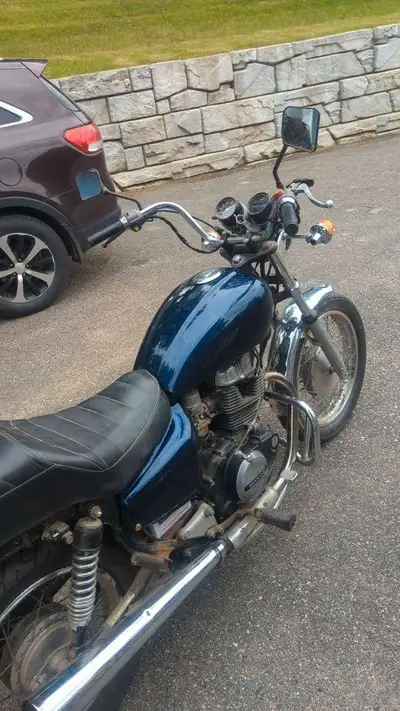 Bike was in storage. Runs great after putting a new battery in it. Would trade for a dirt bike 230cc...
