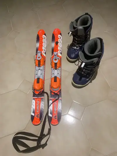 Firefly Boys Skis and Boots (size 9 & 10), View more