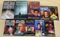 Star Trek William Shatner Authored 10 Hardcover & Paperback Lot