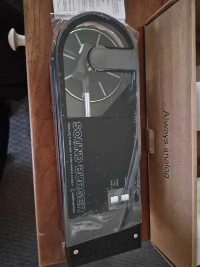 Sound burger audio record player., View more