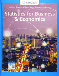 Statistics for Business & Economics 14E Anderson 9781337901062