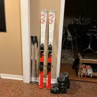 140 Head ski with boots ( can be used for adult ) 