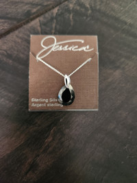 NEW BLACK ALASKAN AND STERLING SILVER