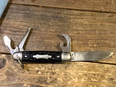Vintage KAMP-KING Multi Tool Pocket Knife, Survival, Scouts, Cam, View more