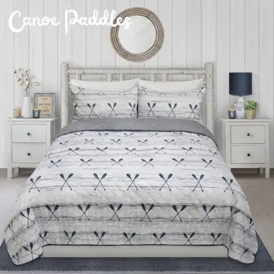 New Canoe Lake Paddles Quilt Set • DQ, View more