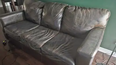 leather Sofa and love seat, View more
