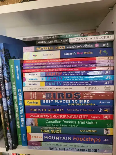 Rocky Mountain Birds Trails Wildflowers Hikes Alberta BC Boo, View more