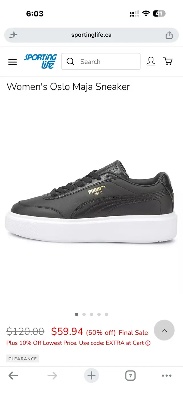 Puma - Oslo trainers women in Clothing, Shoes & Accessories in Ottawa - Image 2