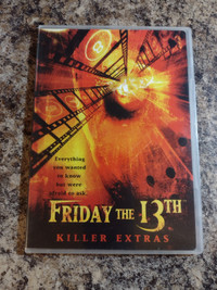 FRIDAY THE 13TH MOVIES EXTRAS/ BEHIND THE SCENES DVD.