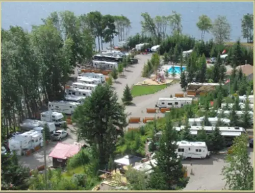 Beautiful birch bay resort on Francois lake RV lot/property for sale. Heated pool,playground, atv tr...