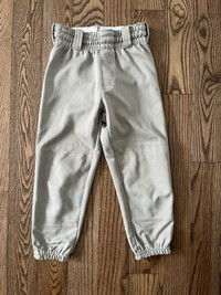 Youth Small Knicker Style Baseball Pants - Grey