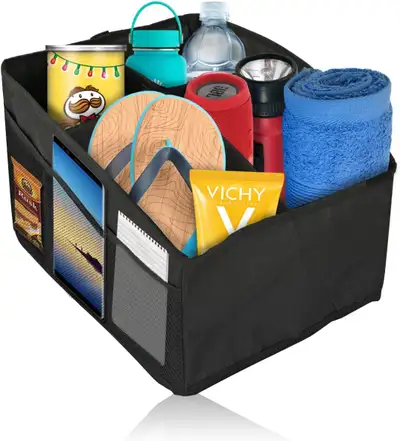 Front/Back Seat Car Organizer Multi functional Foldable, View more