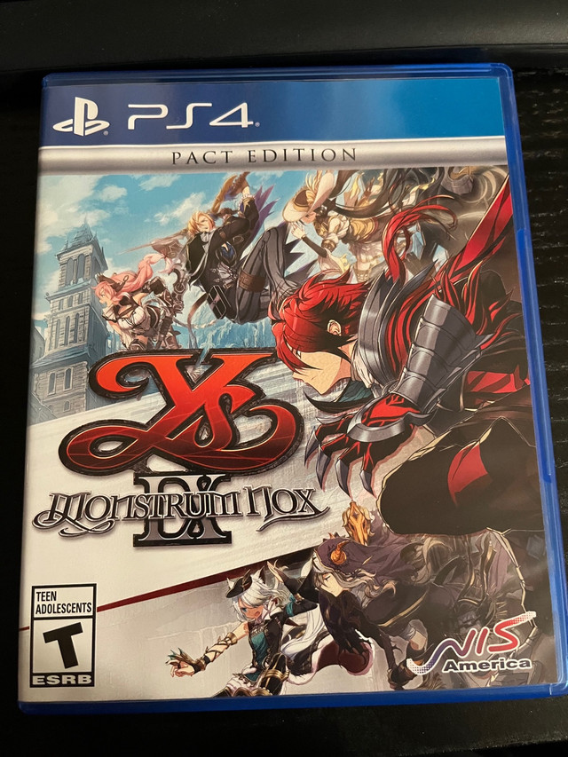 Ys IX Monstrum Nox for PS4 in Sony Playstation 4 in Dartmouth