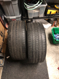 Pair of Continental 255/40/R19 tires