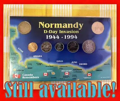 1994 Canada Normandy D-Day Coin Set!, View more