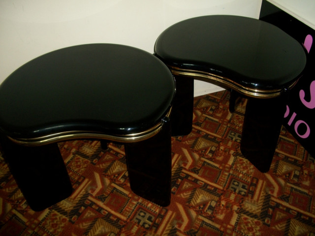 Solid Black End Tables in Coffee Tables in Edmonton - Image 2