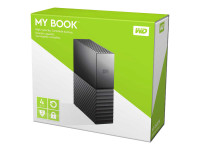 Sealedbox WD My Book 4TB External Hard Drive - Black Highlights: