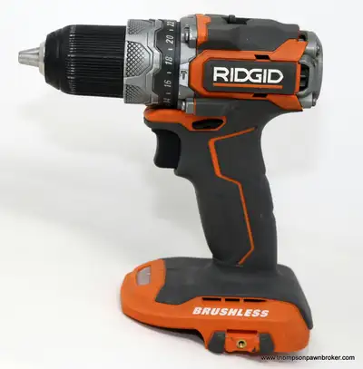 RIDGID R8711 18V HAMMER DRILL (TOOL ONLY, TRIGGER DAM.), View more