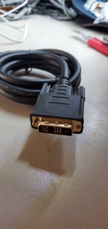 6 Foot DVI to HDMI CABLE Computer/TV NEW in Video & TV Accessories in London