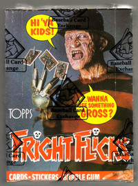 1988 TOPPS FRIGHT FLICKS  BBCE SEALED UNOPENED WAX BOX