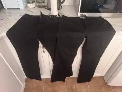 2 Ladies Black Size 10 Pants, View more