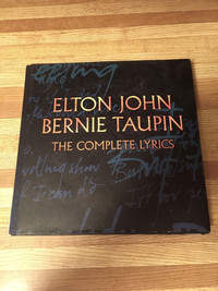 BOOK HARD COVER-ELTON JOHN & BERNIE TAUPIN