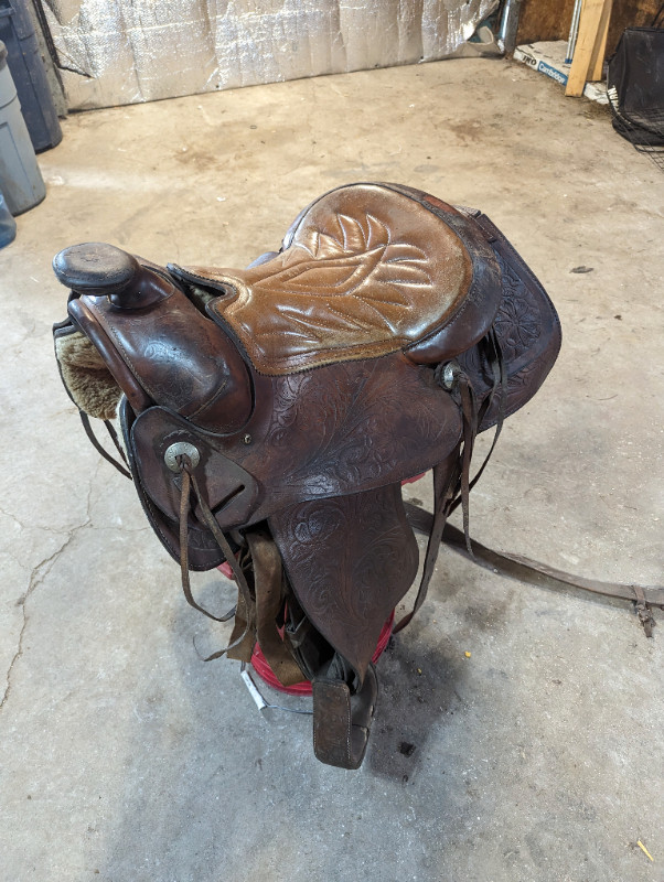 Saddle King of Texas 15 Inch Saddle in Equestrian & Livestock Accessories in Edmonton