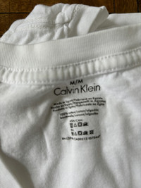 CALVIN KLEIN WHITE T SHIRTS