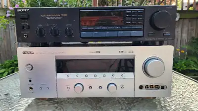 Stereo Receivers (Sony and Yamaha), View more