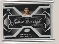 CARTE DE HOCKEY Game Night Autographs Tickets #GNJB Johnny Bucyk