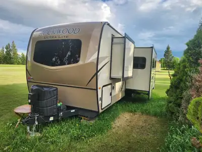 Have for sale a 2019 Forest River Rockwood Ultra Lite 2702ws if is in really good shape. Sleeps 8 ad...