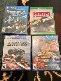 PS4 games brand new in box