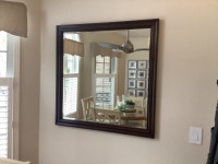 Large Scale Beveled Mirror For Sale