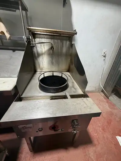 Chinese wok and refrigerator for sale Contact 4379881330 Pickup- 433 wanless dr Brampton