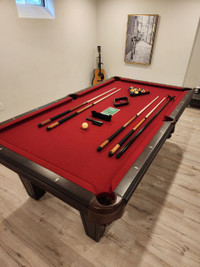 BRAND NEW BILLIARD TABLE FOR SALE-PERFECT FOR YOUR GAME ROOM