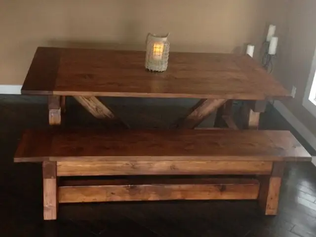Rustic Dining Tables, Benches, Coffee Tables-Custom Built in Dining Tables & Sets in Calgary - Image 4