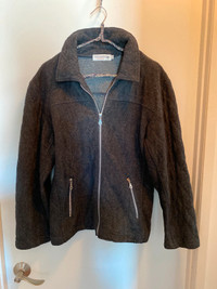 Rino Rossi ,size Large, Grey Fleece Jacket