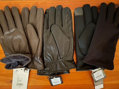 NEW Mens Gloves - all 3 for $75 total, View more