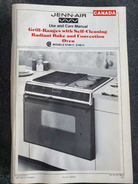 Jenn-Air convection oven and range