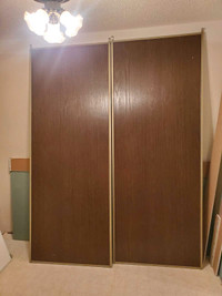 2 set of 96" high closet doors