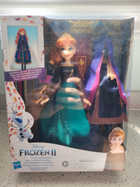 Disney's Frozen 2 Anna's Queen Transformation Fashion Doll 2 Out