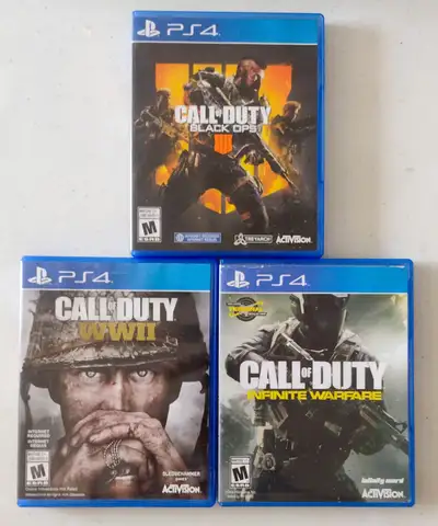 Jeux PS4 – Call of Duty - WWII - Infinity - Black Ops, View more