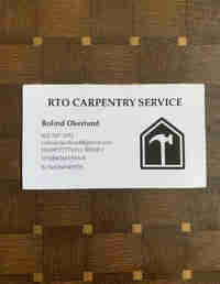 Carpentry services 