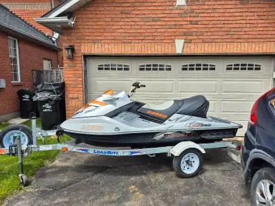I am Selling a 2008 Seadoo/BRP RXT-X 255 Supercharged 3 seter 4 Stroke with a galvanized trailer. Ex...