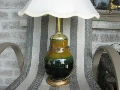 VINTAGE MOORCROFT TABLE LAMP, View more