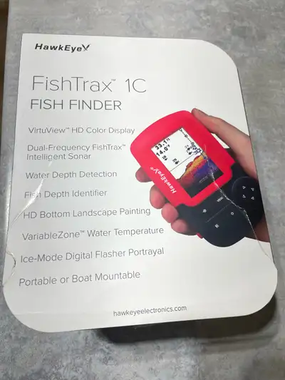 New in box Includes 4 Free Accessories See pictures for details Great color sonar for Kayaks, Canoes...
