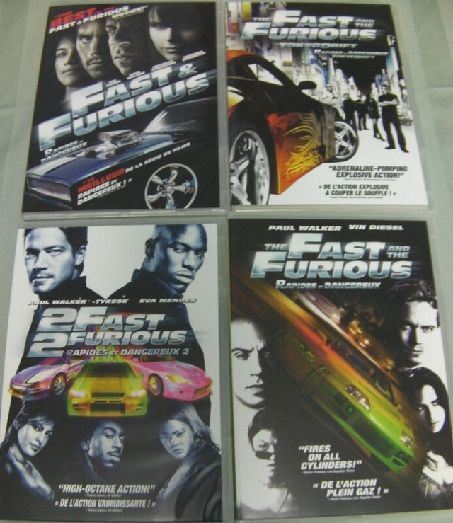 DVD Fast & Furious - 4 Movie Collection in CDs, DVDs & Blu-ray in Pembroke
