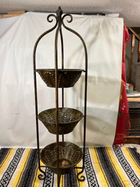 Three-Tier Metal Serving Baskets/ Planters-  $75 FIRM